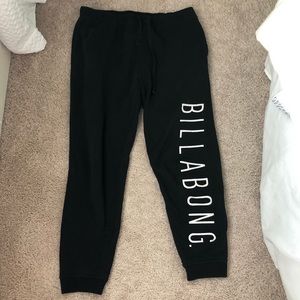 Black Billabong Sweatpants